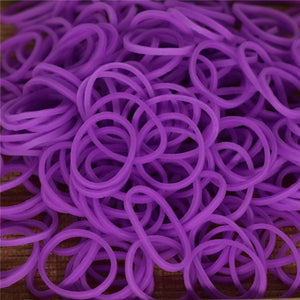 Diy toys rubber bands bracelet for kids or hair rubber loom bands refill rubber band make woven bracelet DIY Christmas 2019 Gift