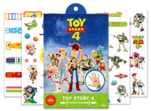 Load image into Gallery viewer, Disney Toy Story Woody Buzz Child Temporary Tattoo Body Art Flash Tattoo Stickers elsa anna Waterproof  Styling Sticker gift box