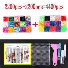 Load image into Gallery viewer, 12000pcs 30 colors Refill Beads Puzzle Crystal DIY Water Spray Beads Set Ball Games 3D Handmade Magic Toys For Children