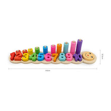 Load image into Gallery viewer, Montessori Educational Wooden Toys for Kids Montessori Toys Board Math Fishing  Montessori Toys Educational for 1 2 3 Years Old