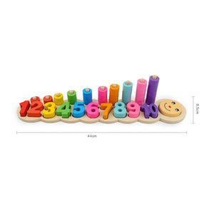 Montessori Educational Wooden Toys for Kids Montessori Toys Board Math Fishing  Montessori Toys Educational for 1 2 3 Years Old