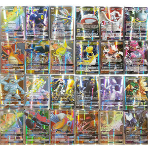 TAKARA TOMY 300 Pcs no repeat Pokemons GX card Shining   Pokemon Cards Game TAG TEAM VMAX Battle Carte Trading Children Toy