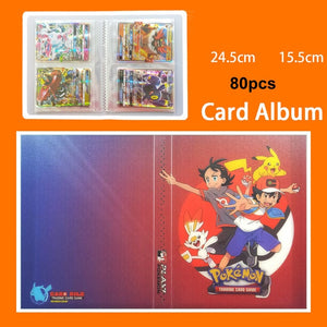 Pokemon Cards Album Book Cartoon TAKARA TOMY Anime New 80/240PCS Game Card VMAX GX EX Holder Collection Folder Kid Cool Toy Gift