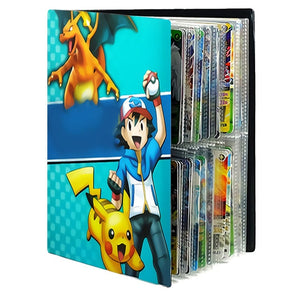 240pcs Cartoon Anime Pokemon Cards Album Book Game Card EX GX Collectors Binder Folder Children Loaded List Holder Capacity Toys